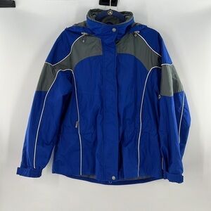 POLAR EDGE SERIES FREE STYLE SKI JACKET HOODIE MEDIUM